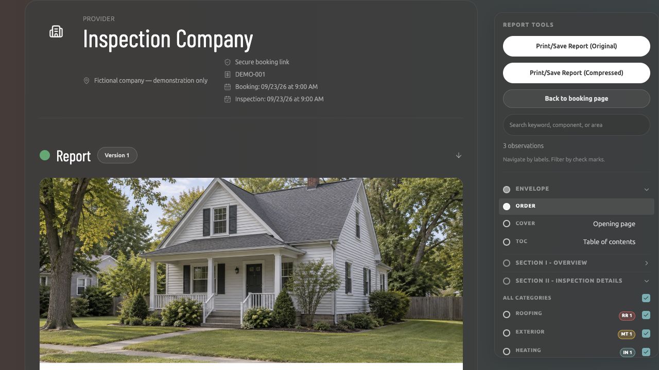 Secure access for the right people: fictional report for 111 Main Street, Small Town, USA by Inspection Company